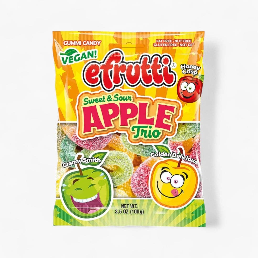 L&F Universal Goods - Wholesale Gummy - Efrutti Apple Trio 12/3.5Oz