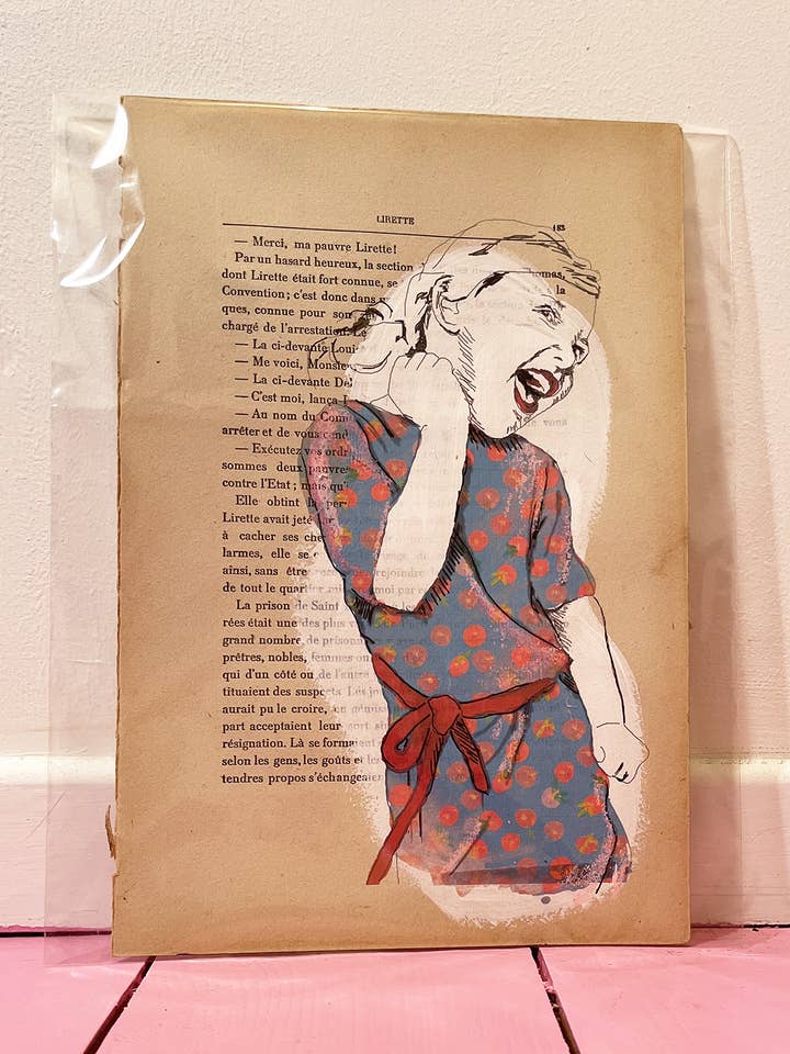 Los retratos: el estallido de la risa para venta al por mayor de La Belette Rose