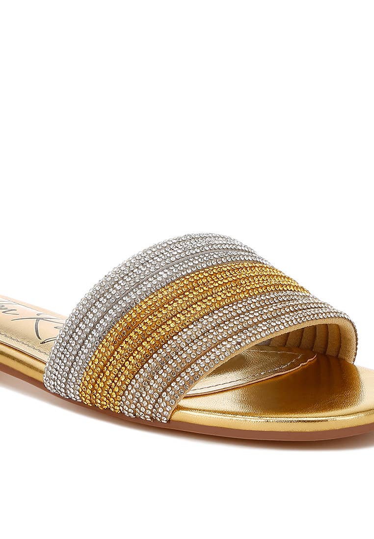 Rag Company - Wholesale Flats/Loafers - Women's - Chrisy Rhinestone Strap Slip On Flats1