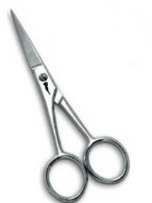 Mustache and Beard Scissors Curved Tip SS for wholesale by Princess Care