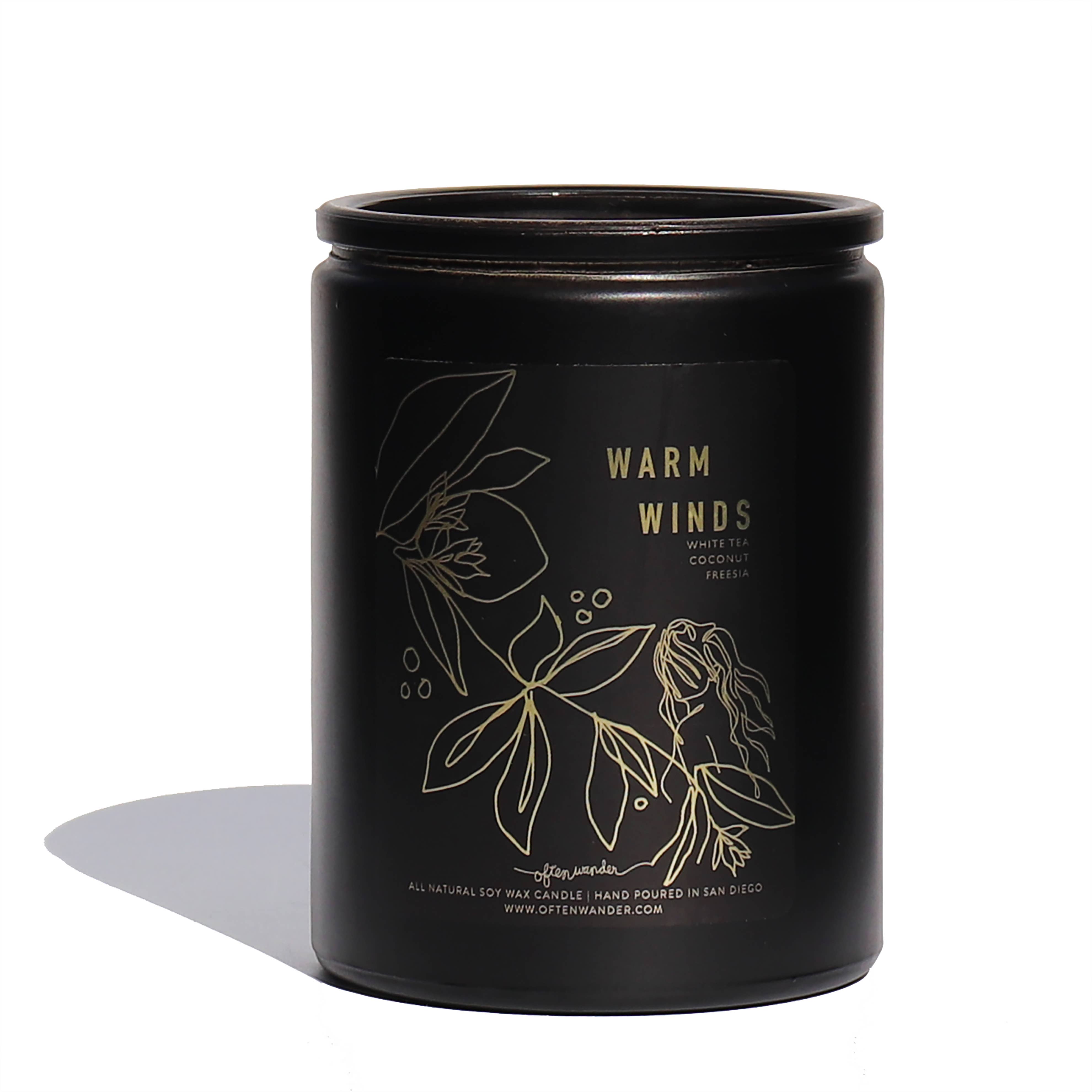 Often Wander - Wholesale Jar/Filled Candle - Warm Winds – Mood Candle1