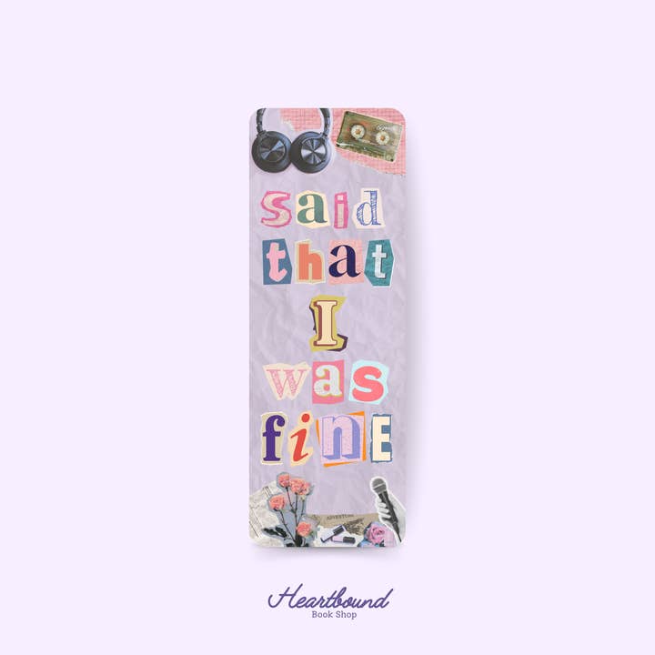 Heartbound Book Shop – Engroshandel Bogmærke – Sagde, at jeg havde det fint Bogmærke