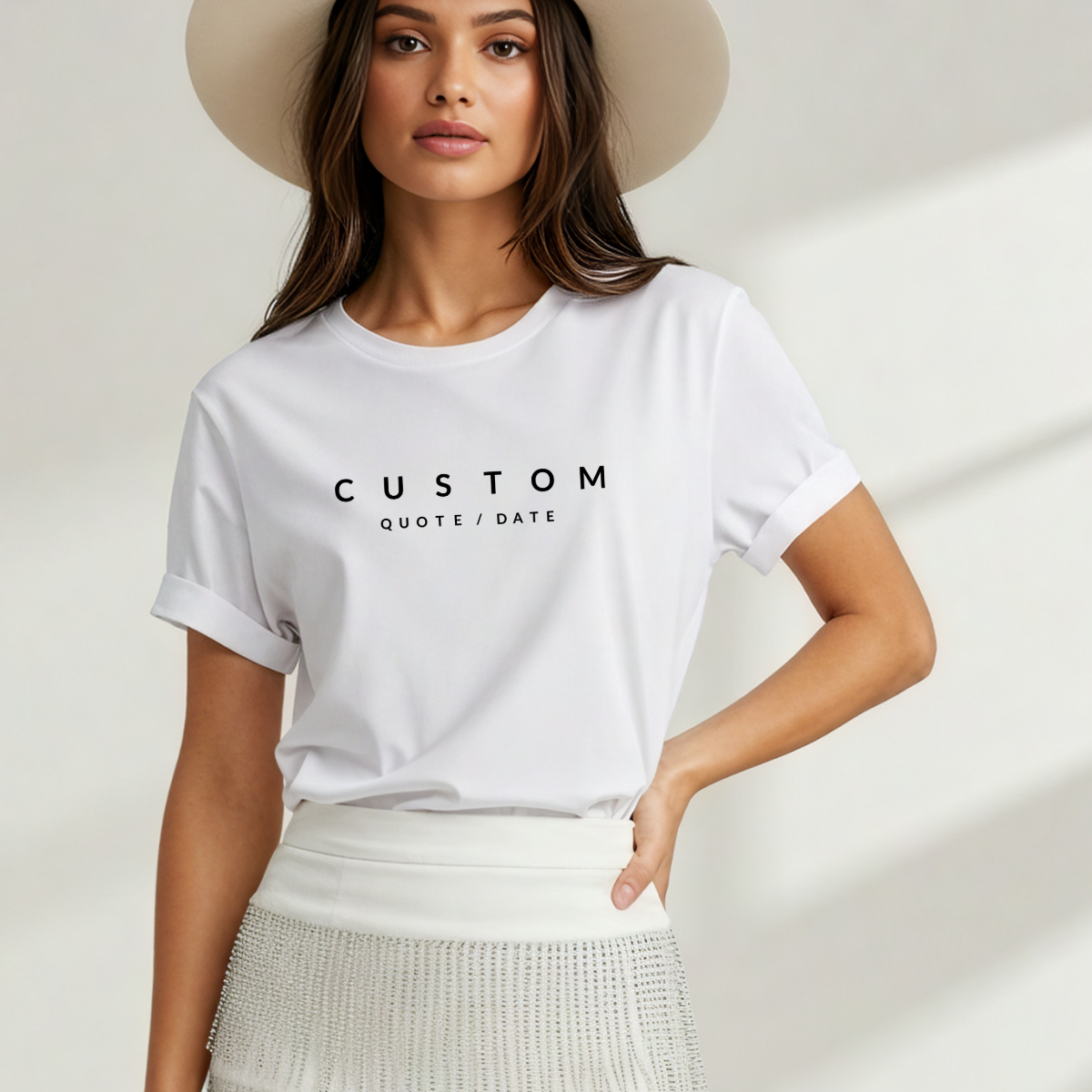 Typically Vulgar - Wholesale Screen Printed T-Shirt - Unisex - Custom TEXT Shirt // Bella Canvas, One-Sided Print61