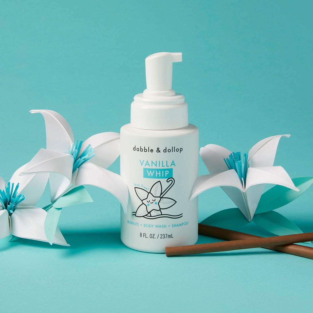 Dabble & Dollop® - Wholesale 2-in-1 Shampoo & Body Wash - Baby - Vanilla Foaming Shampoo & Body Whip3