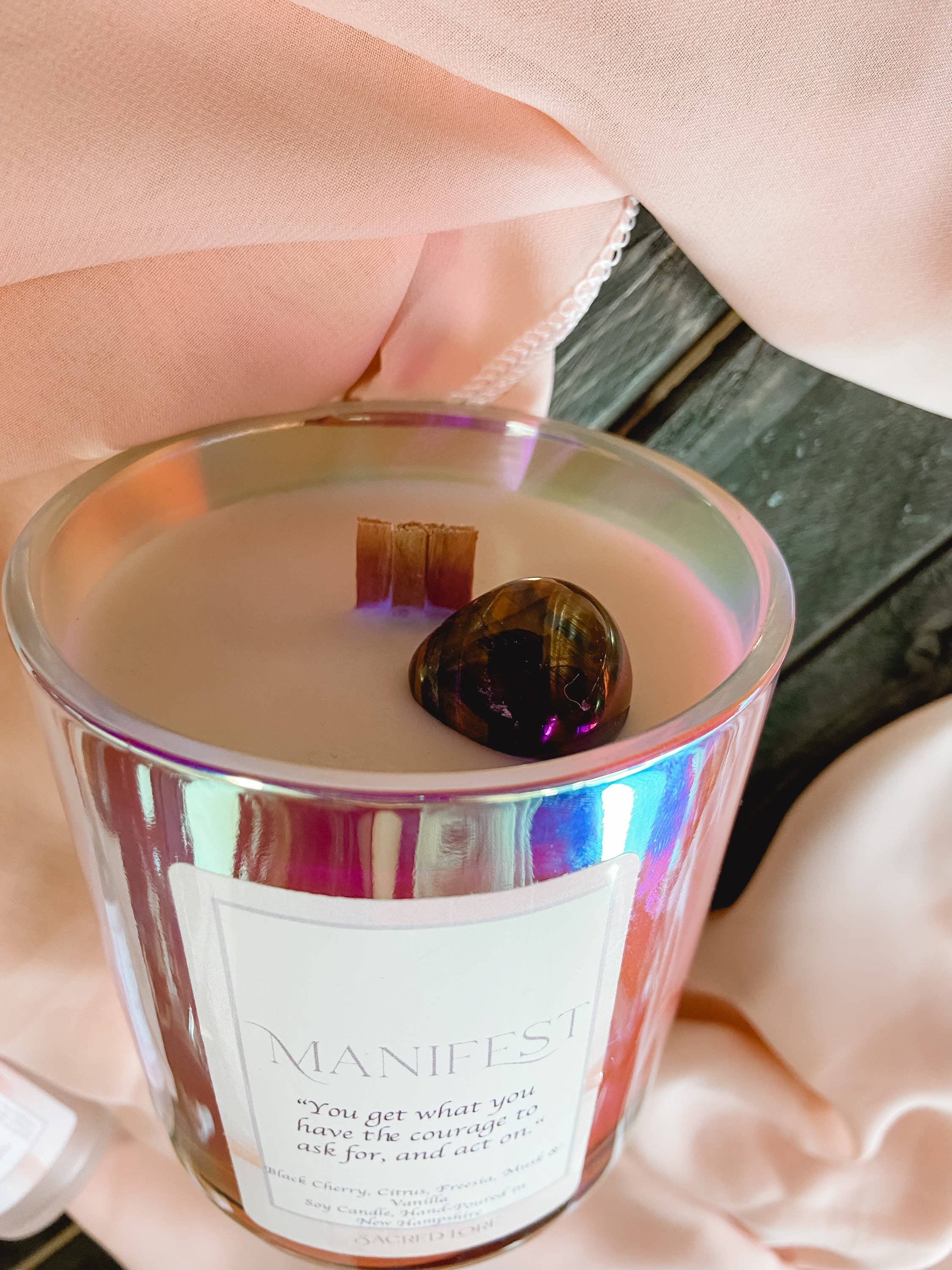 Sacred Lore - Wholesale Jar/Filled Candle - Manifest Soy Candle, Manifesting Ritual, Intention Setting3