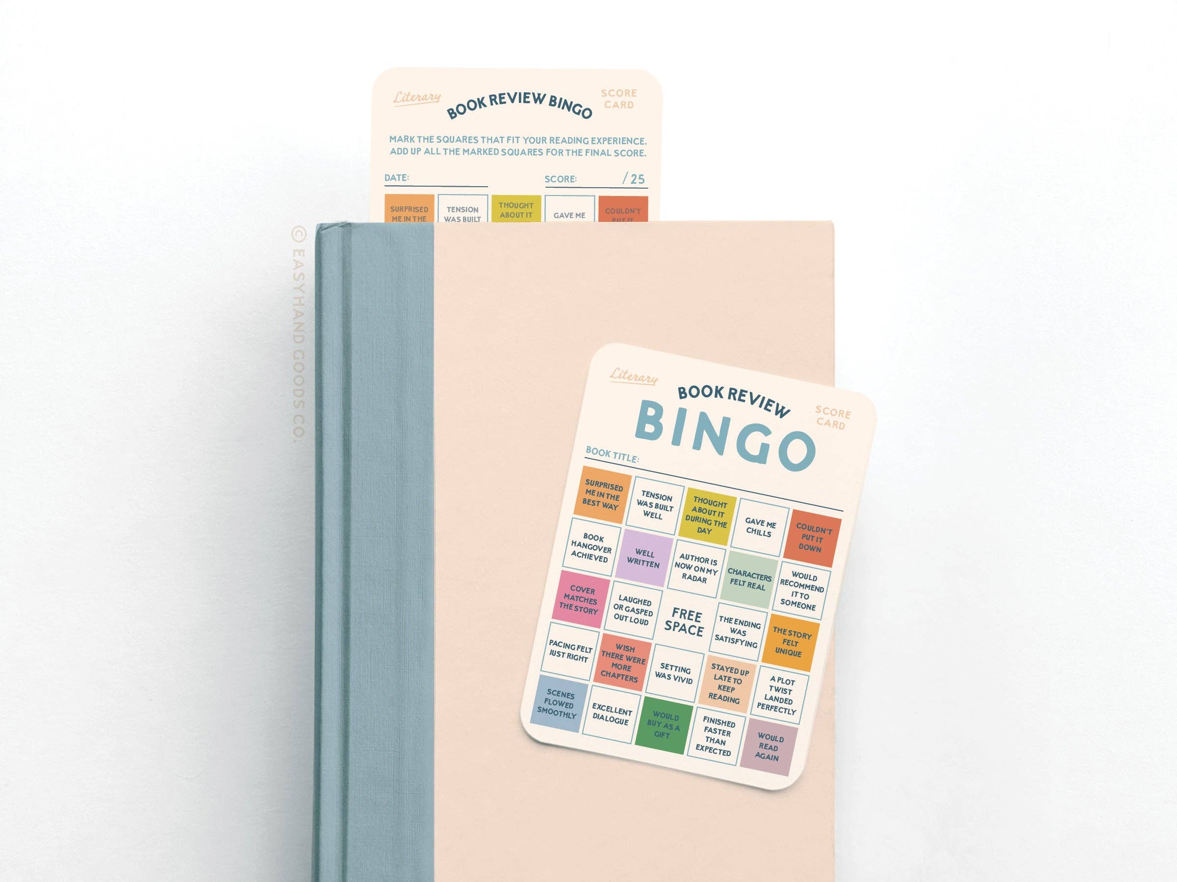Easyhand Goods – formerly Onderkast - Wholesale Card Game - Book Review Bingo Card Set3