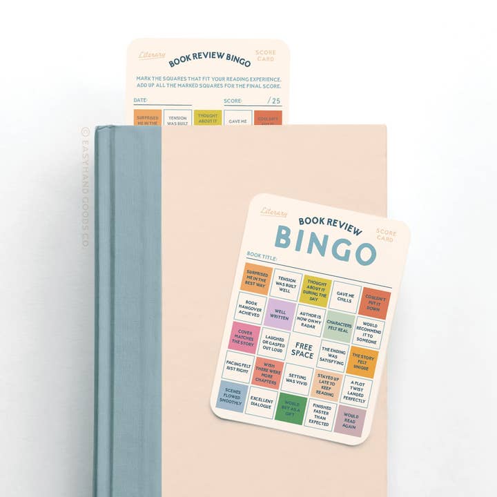 Easyhand Goods – formerly Onderkast - Wholesale Card Game - Book Review Bingo Card Set3