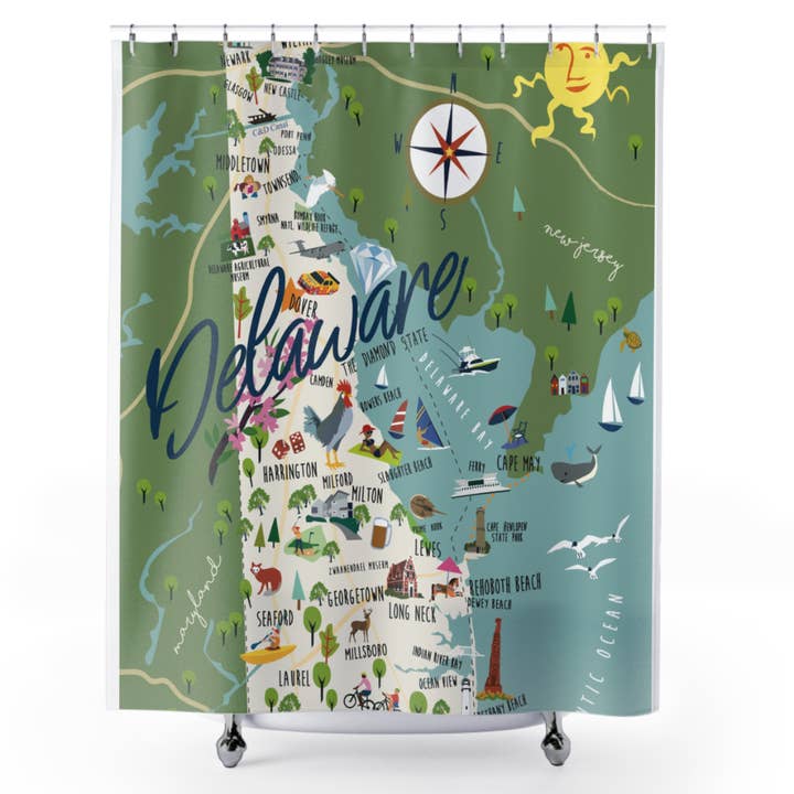 Cortina de ducha Delaware ***NUEVO PRECIO BAJO*** para venta al por mayor de Galleyware