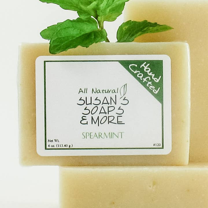 Spearmint Soap for wholesale by Susan’s Soaps & More