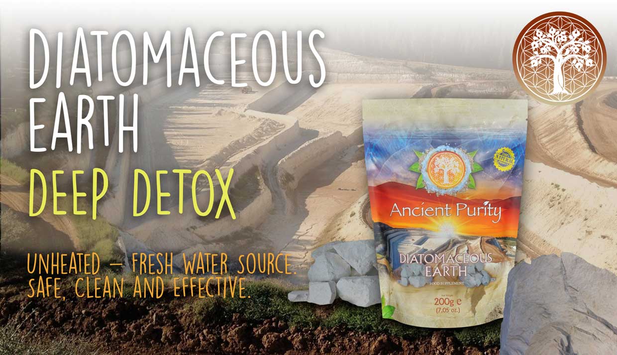 Ancient Purity – wholesale Oral supplement/vitamin – Diatomaceous Earth 200g | Fresh Water Source | Detox1