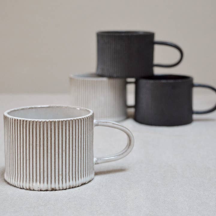 Karolina Bednorz Ceramics - Wholesale Coffee Mug - MILLERIGHE Ceramic Cappuccino Cup Handmade in Italy