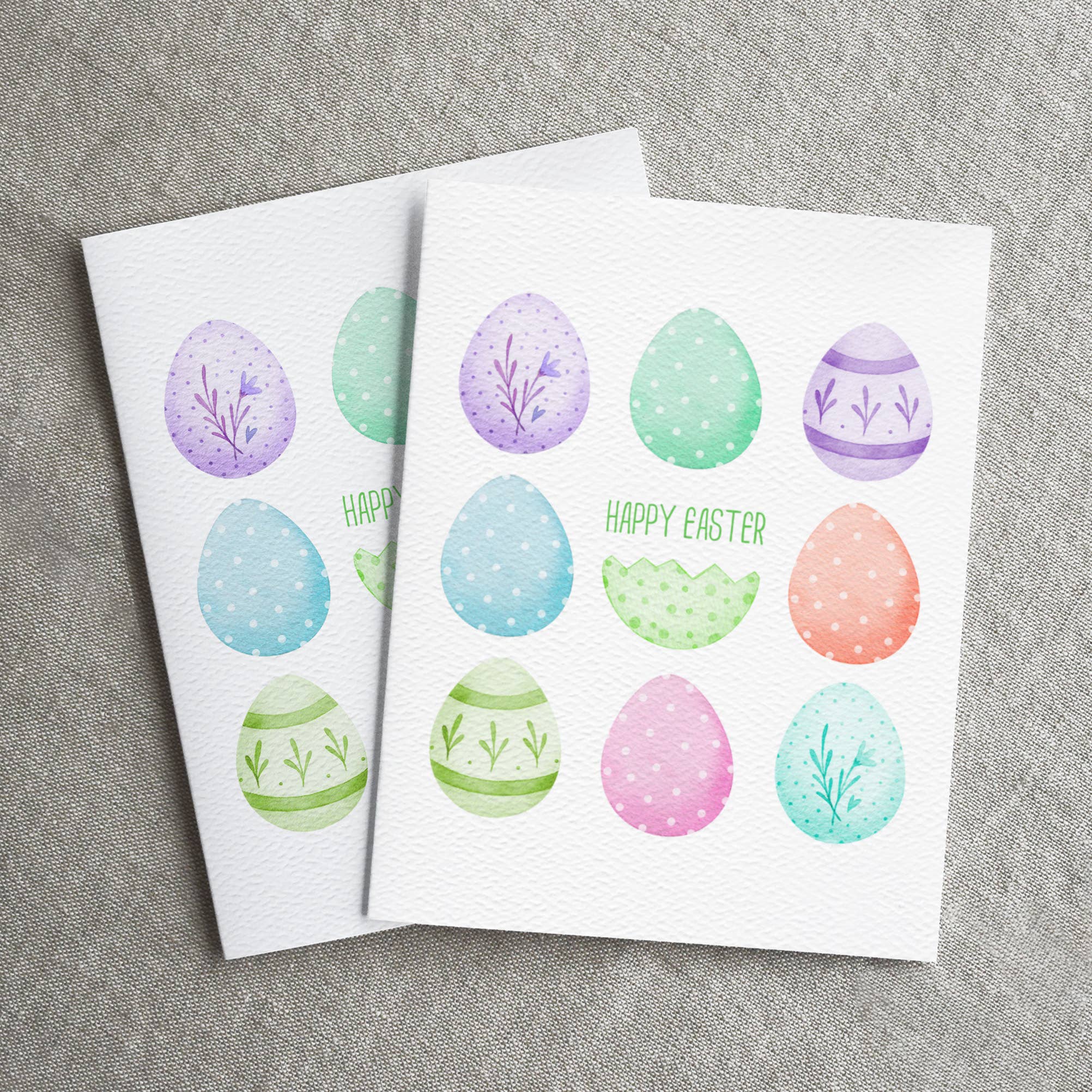 Blue Thistle - Wholesale Easter Card - Happy Easter Card, Easter Egg Card, Eco Friendly2