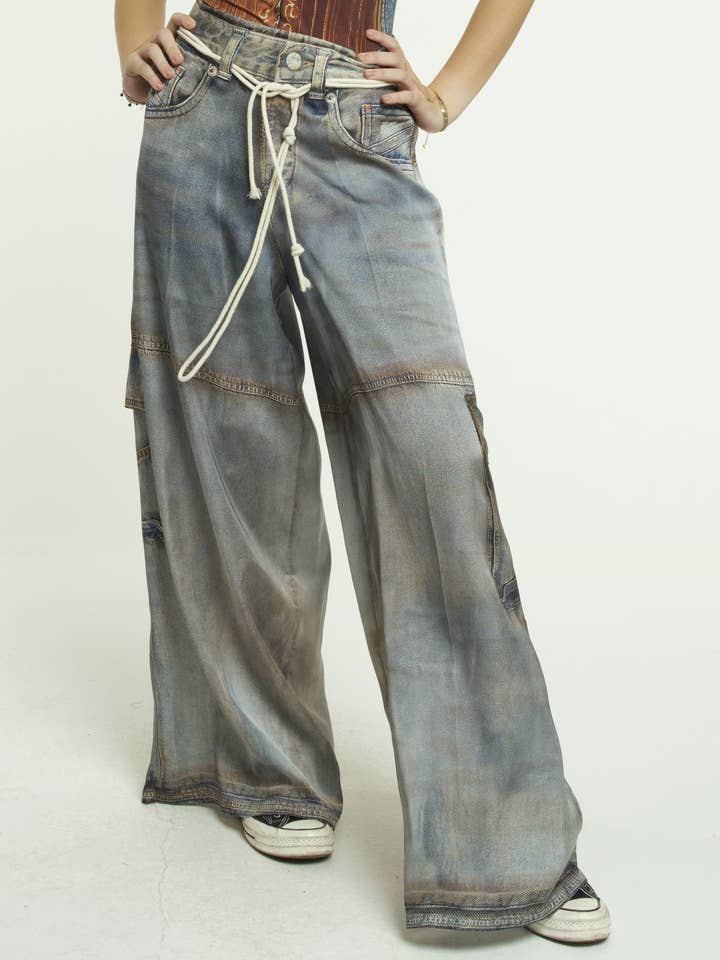 IPNG Design – Engroshandel Bukser - Dame – Bukser Sateen Rust - Jeanious5