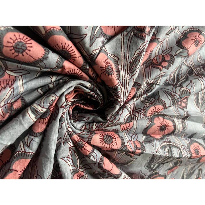 Bhawana Handicrafts - Vente Peintures pour tissu - Beau tissu imprimé à la main en coton, tissus indiens3