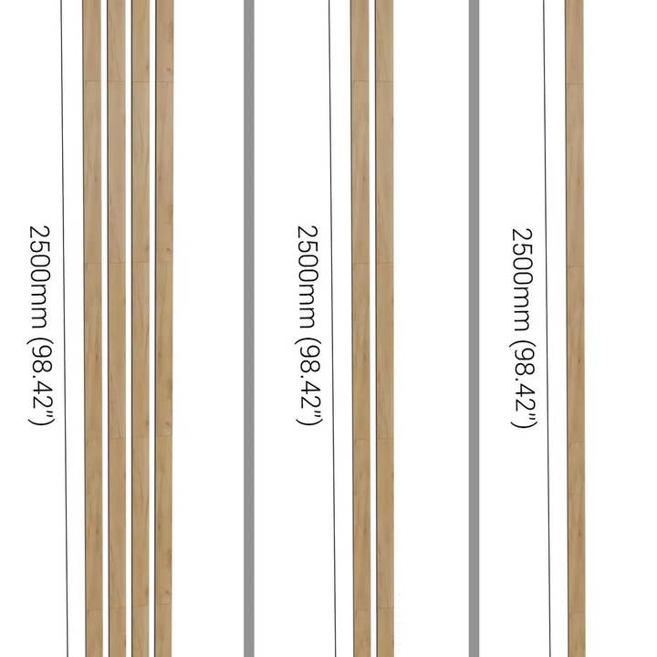ATB-Sound sp. z o. o. - Wholesale Wall Accent - Lamela-5 Acoustic Slat Wood Panels 2" | Wooden Wall Decor8