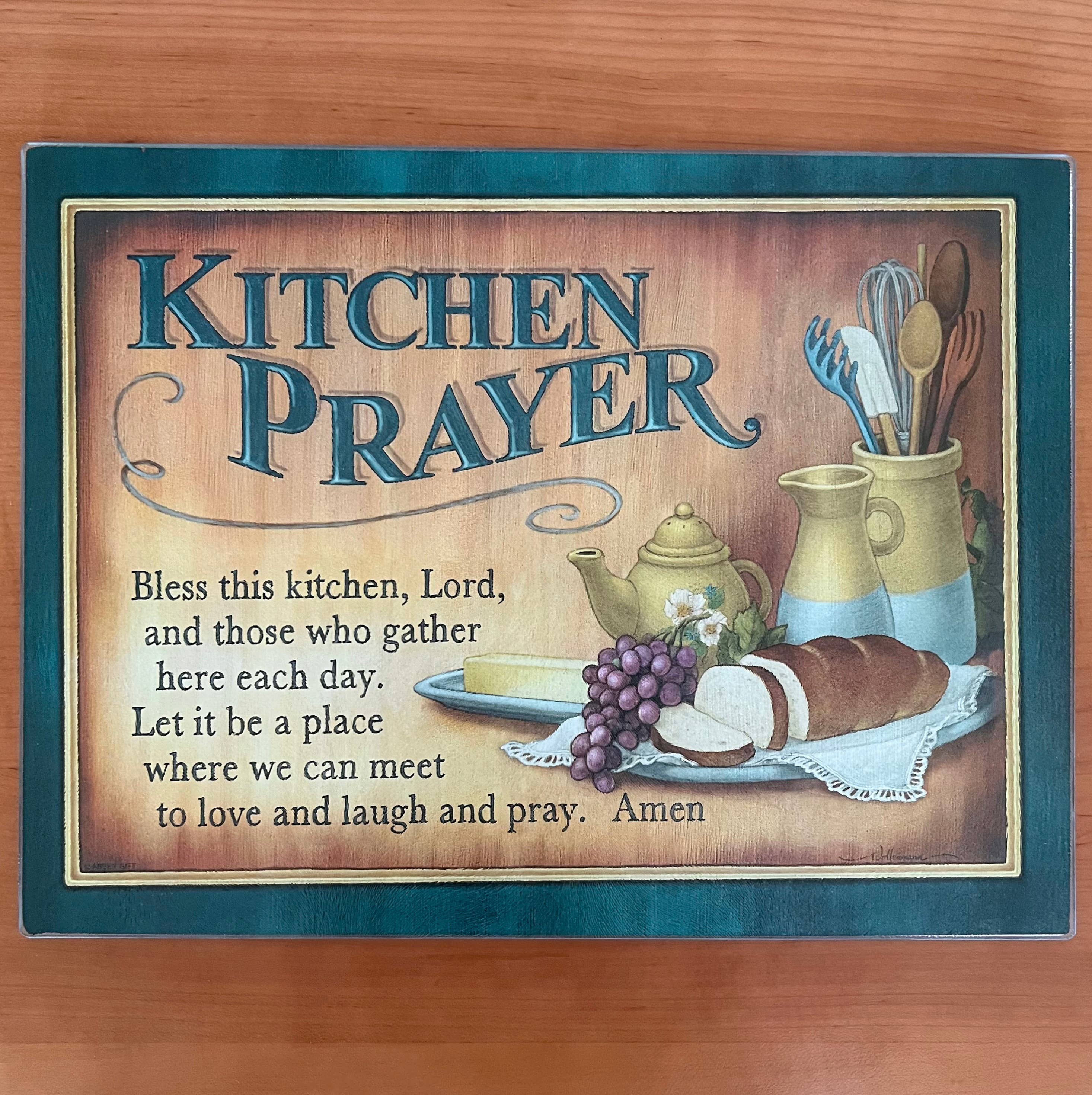 Abbey + CA Gift - Wholesale Cutting Board - Kitchen Prayer Cutting Board4