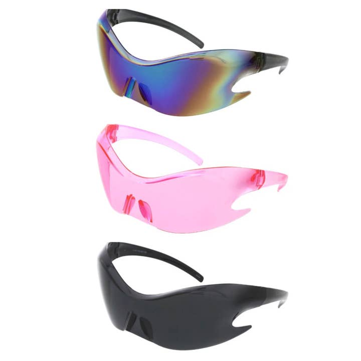 80574 Unisex Plastic Oversize Wrap Around Futuristic Frame
for wholesale by BLUELINE TRADING