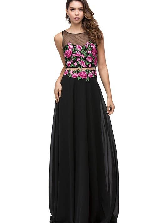 Vestido de fiesta con falda larga para venta al por mayor de Dancing Queen Dress