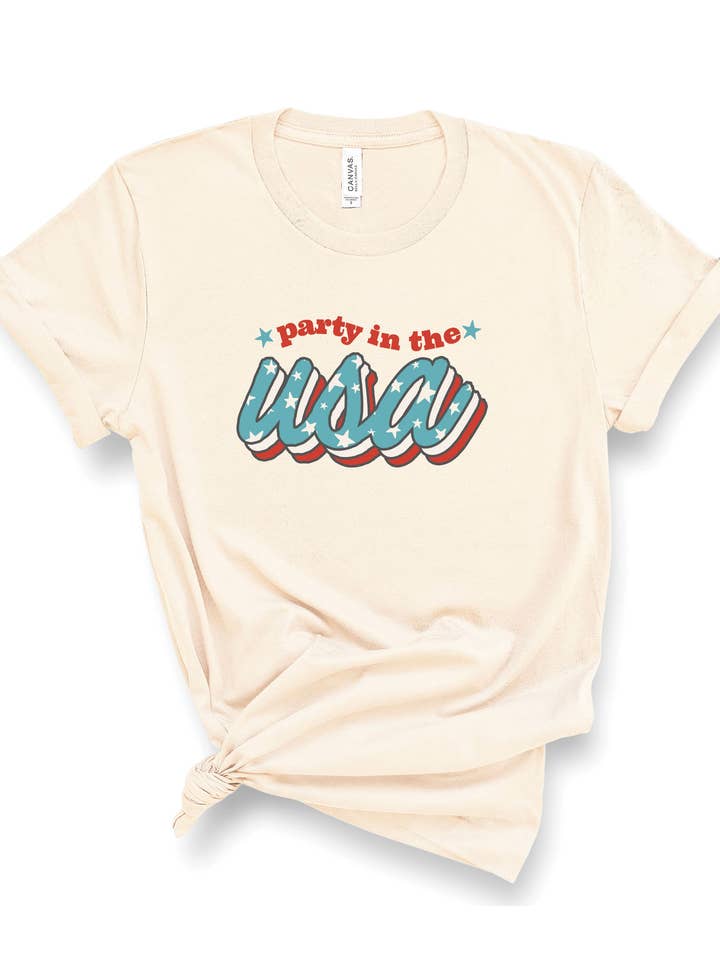 Party in the USA | Tee | Adult for wholesale by Sister Shirts
