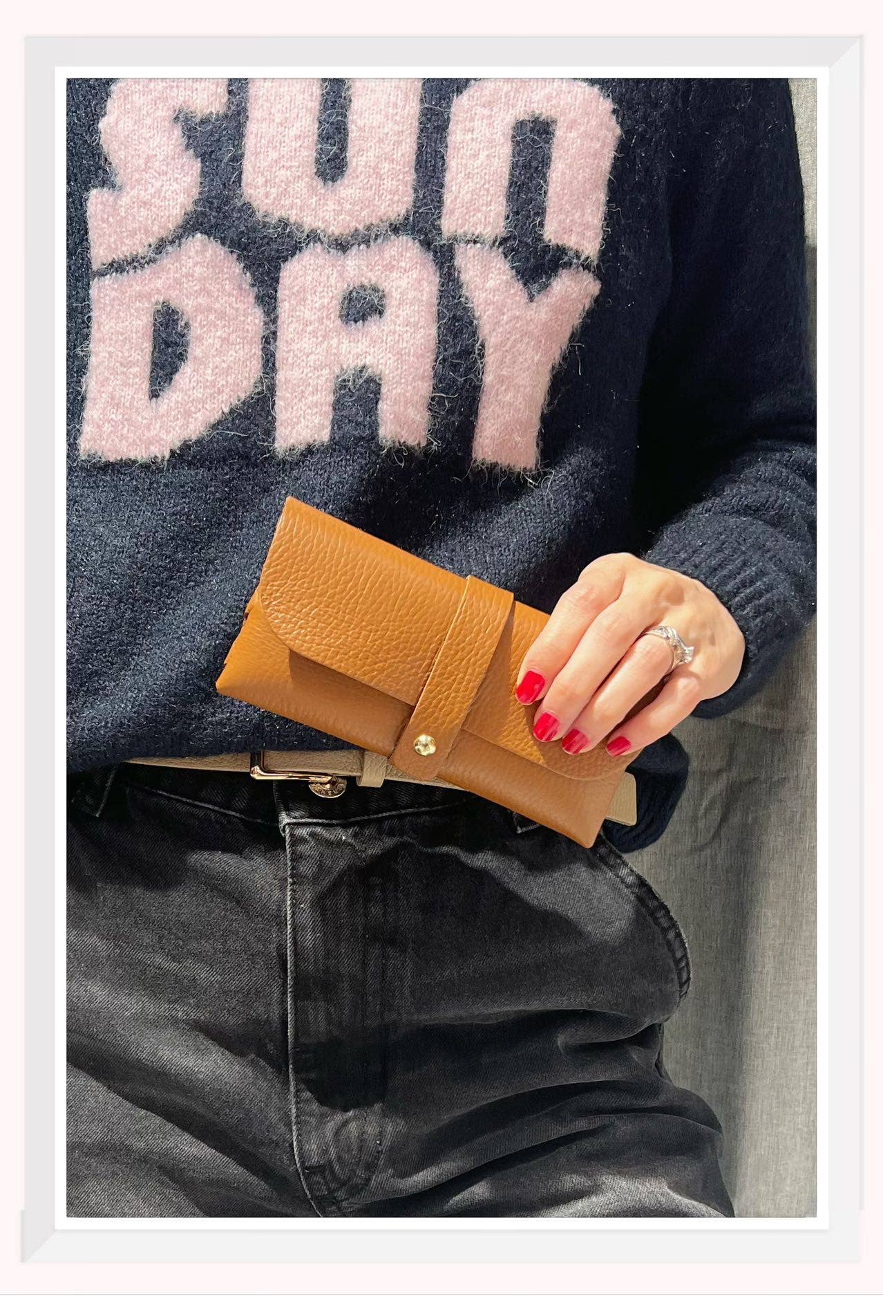 Z et Z – wholesale Eyewear cases & holders – Women's – Grained leather eyeglass case1