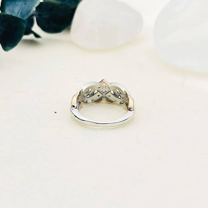 GemMeet - Wholesale Multi-stone ring - February Amethyst Birthstone Ring3