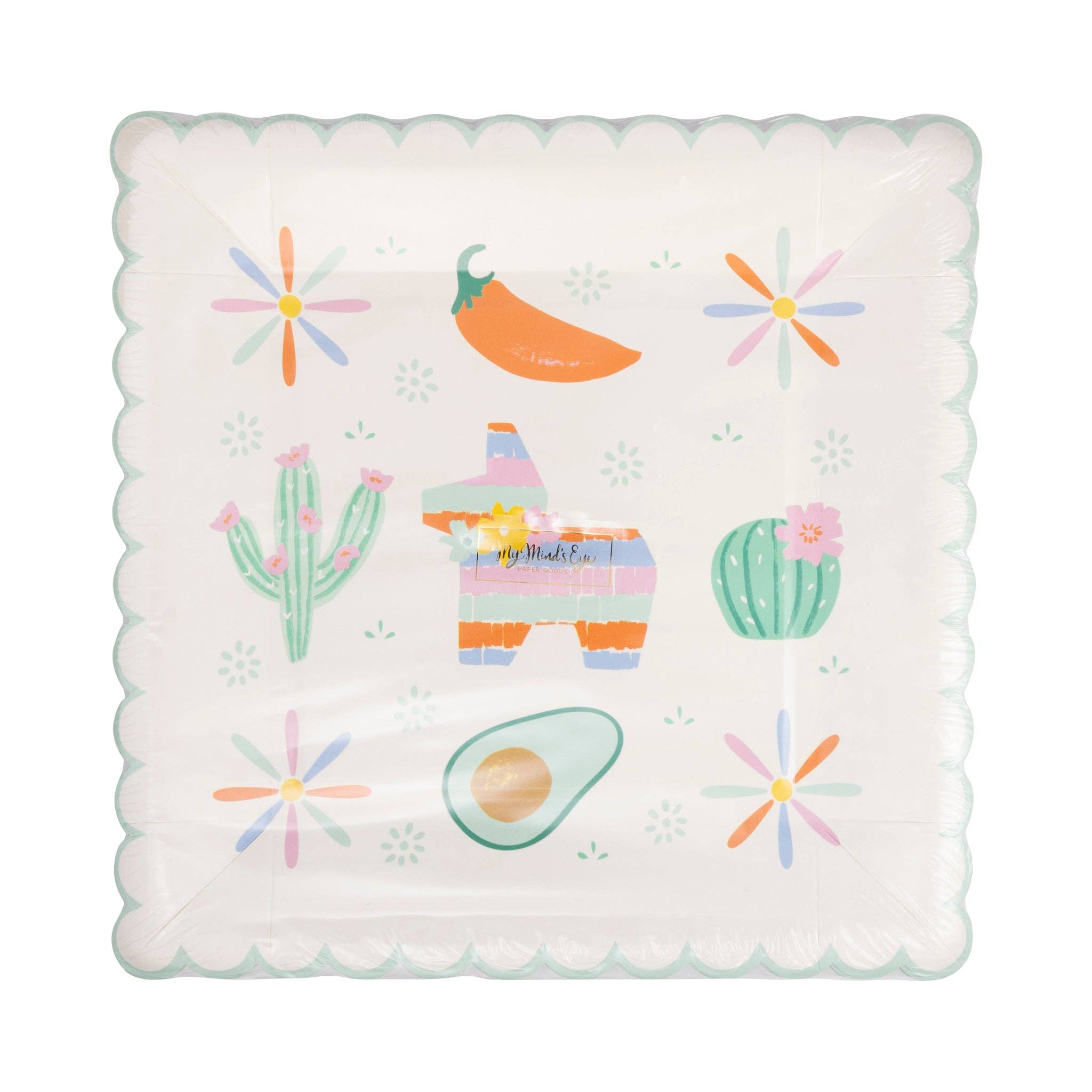 My Mind’s Eye - Vente Assiette jetable - FST1140 - Assiette Fiesta Icons 8"2