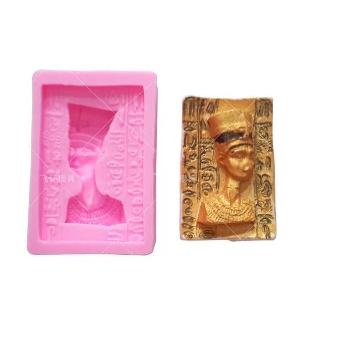 Stampo in silicone egiziano - profilo laterale lady per la vendita all'ingrosso da parte di Wax Melt Moulds and Supplies