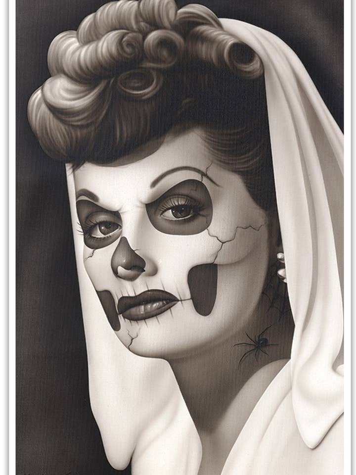 Lucy - Art Print for wholesale by Black Market Art