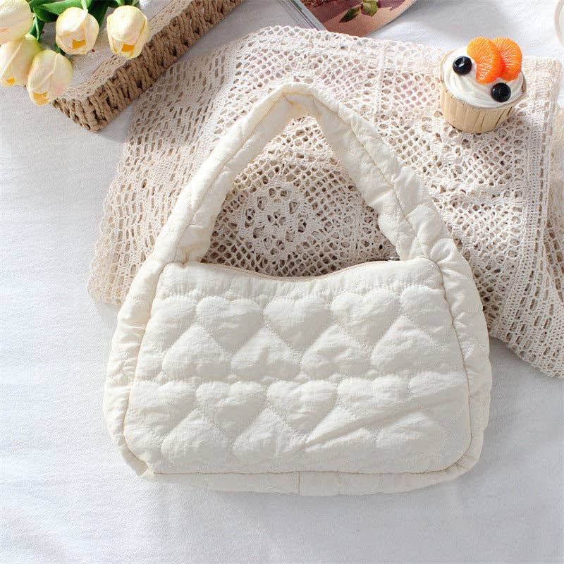 Tickled Teal - Wholesale Tote Bag - Women's - Quilted Heart Mini Tote Bag11