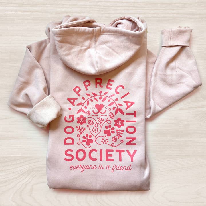 Poppy & Lou - Wholesale Hoodie - Women's - Dog Appreciation Society Hoodie Sweatshirt