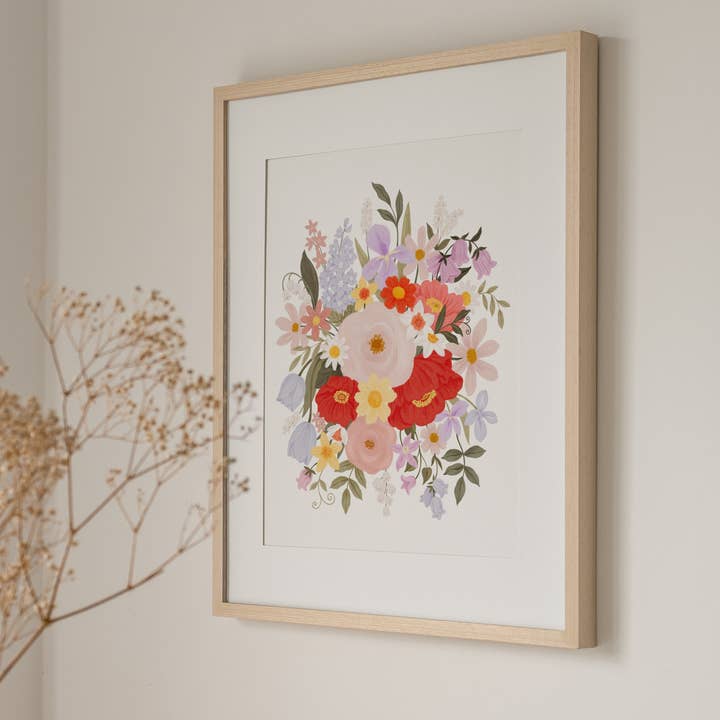 Marie-Lise Illustration - Wholesale Art Print - Affiche Explosion florale1