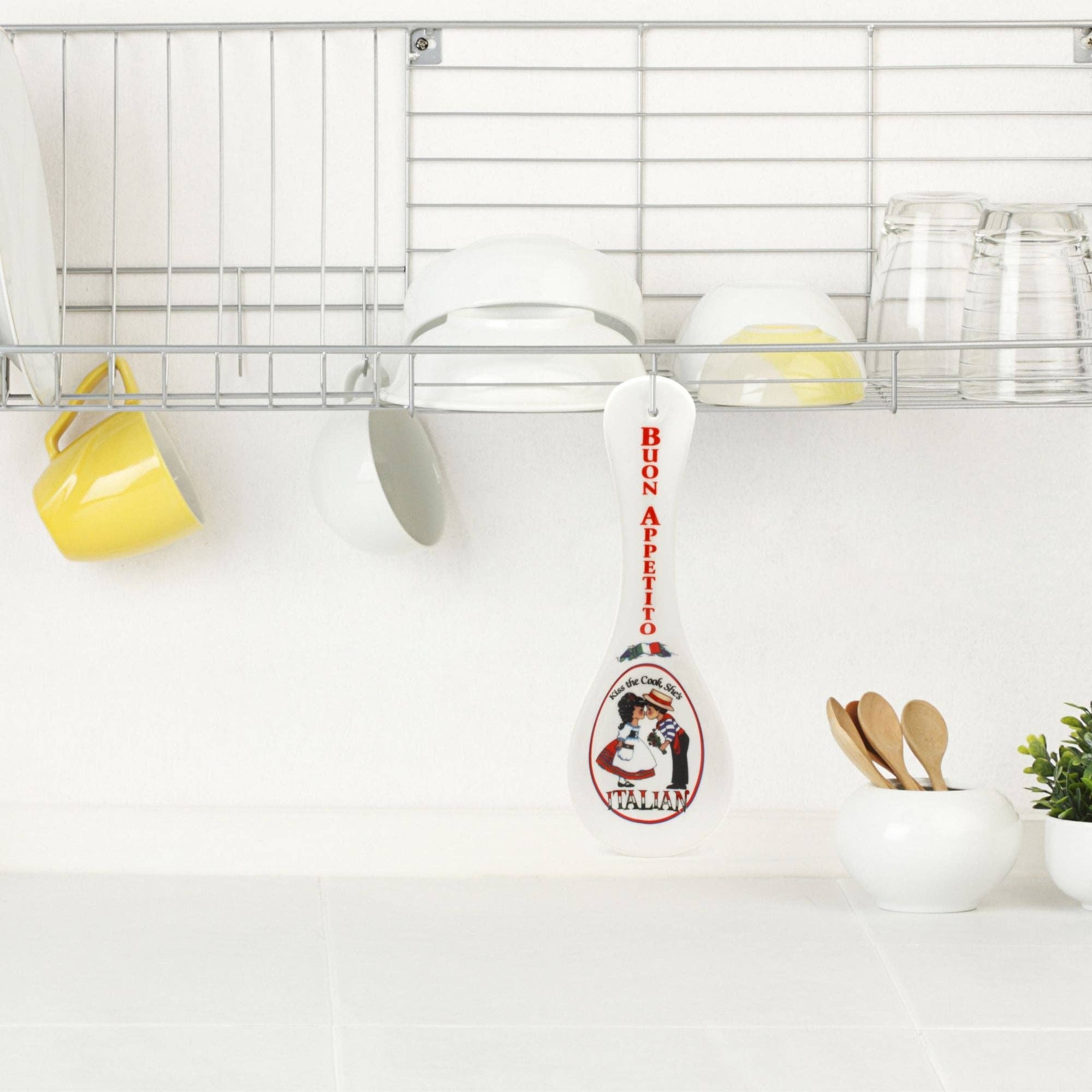 European Heritage Gifts - Wholesale Spoon Rest - Ceramic Spoon Rests Italian Gift1