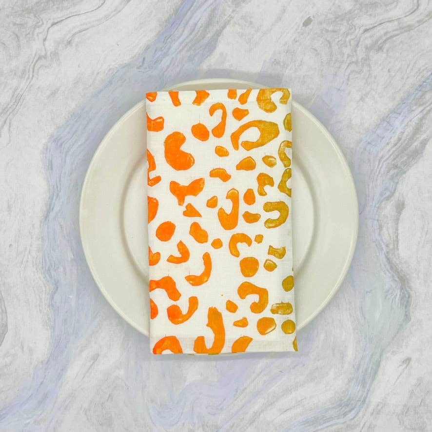 Tulusa – Engroshandel Middags- og stofserviet – På prowl - Cheetah Print Servietter i 6 Farve-måder13