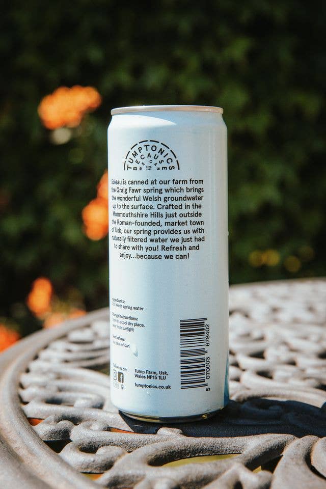 Soleau - Wholesale Sparkling Water - Soleau Sparkling - Welsh Spring Water1