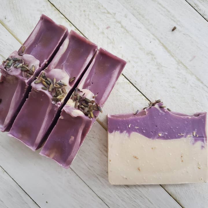 Wild Oats & Lavender Calming Bar for wholesale by Jiri Naturals