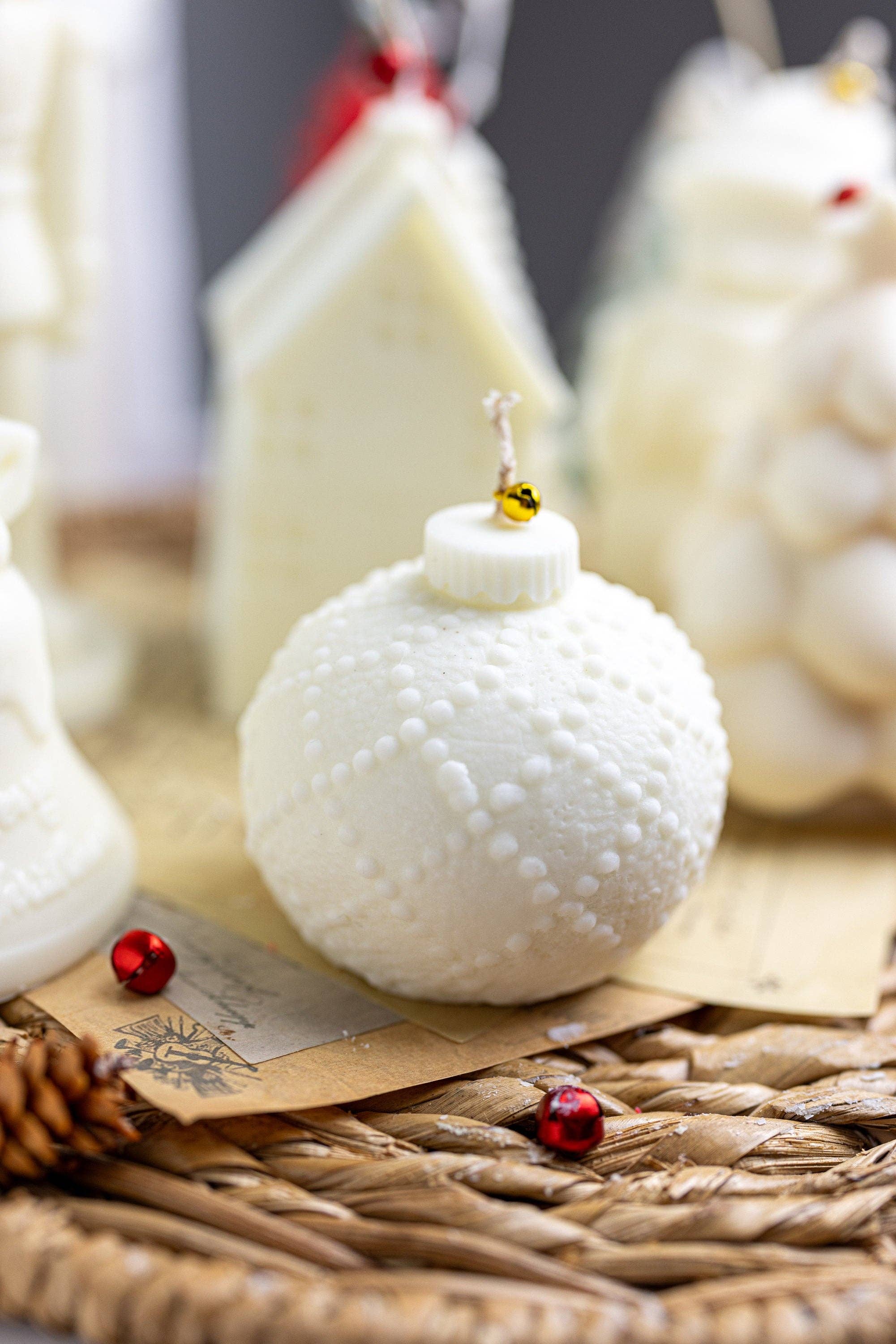 MySunshineCandless – wholesale Novelty candle – Ornament Christmas ball candle | Christmas scented candle |2