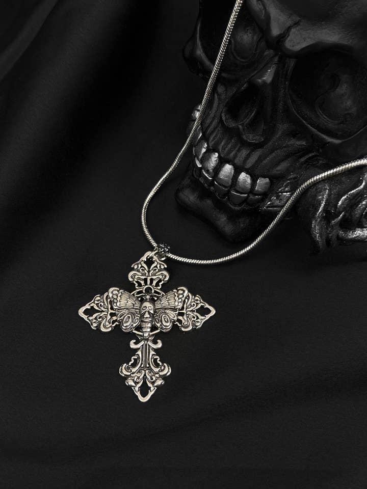 Long Cross Pendant for wholesale by Pamela Mann