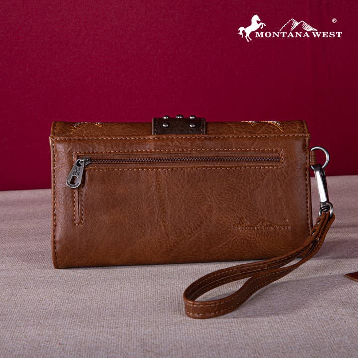Montana West - Wholesale Wallet - Women's - MW1247-W002 Montana West Embroidered Collection Wallet