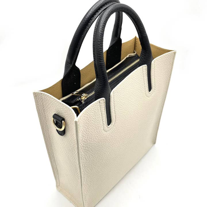 Suie Valentini srl - Wholesale Shoulder Bag - Women's - Genuine leather shoulder bag, for women, made in Italy, art. 1124451