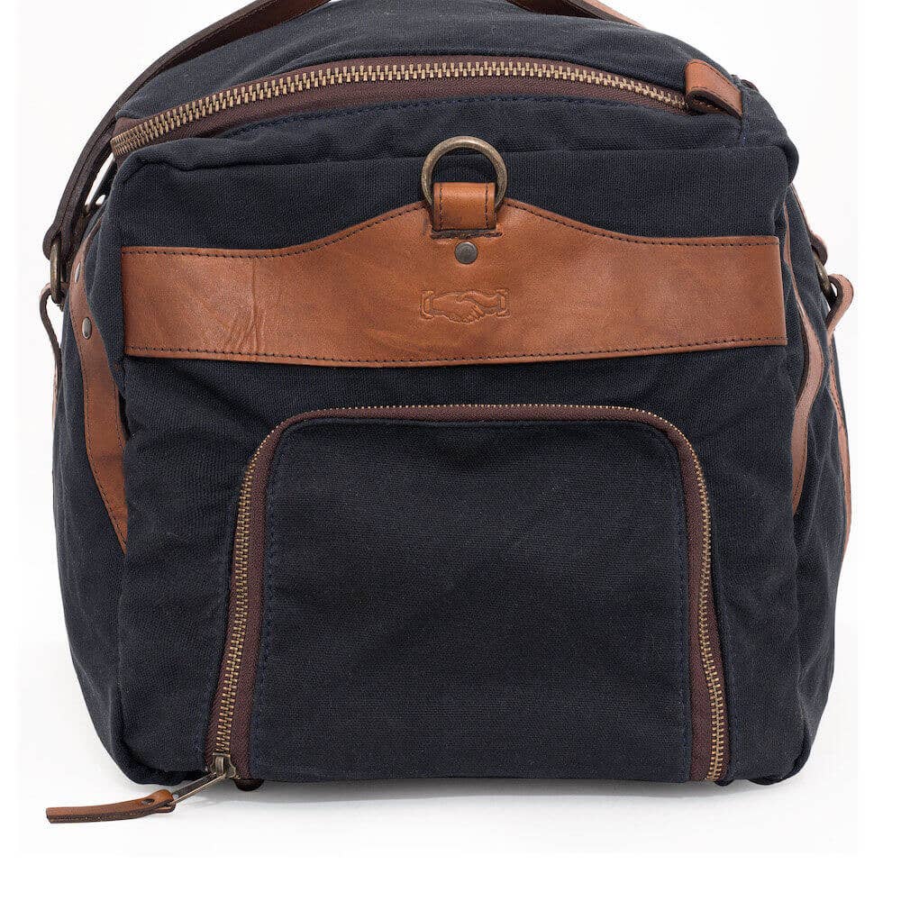Mission Mercantile Leather Goods - Wholesale Weekender Bag - Unisex - Campaign Waxed Canvas Medium Duffle Bag22