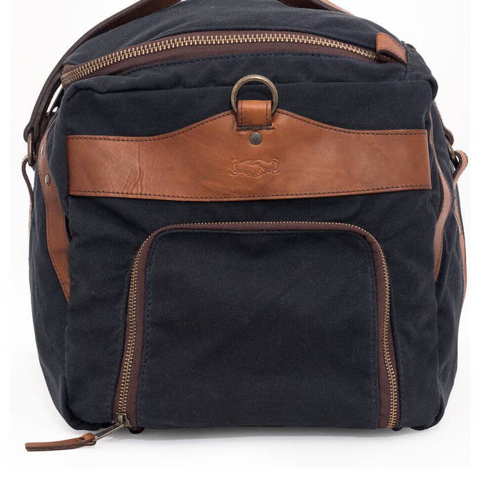 Mission Mercantile Leather Goods - Wholesale Weekender Bag - Unisex - Campaign Waxed Canvas Medium Duffle Bag22