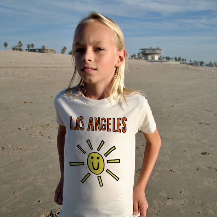 orangeheat - Wholesale Screen Printed T-Shirt - Kids - LA Sunshine - Kids Organic Tee1