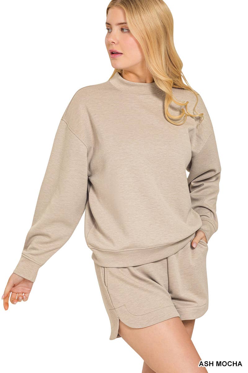 42POPS – wholesale Lounge set – Women's – `.Scuba Top & Dolphin Shorts 2PC Set9