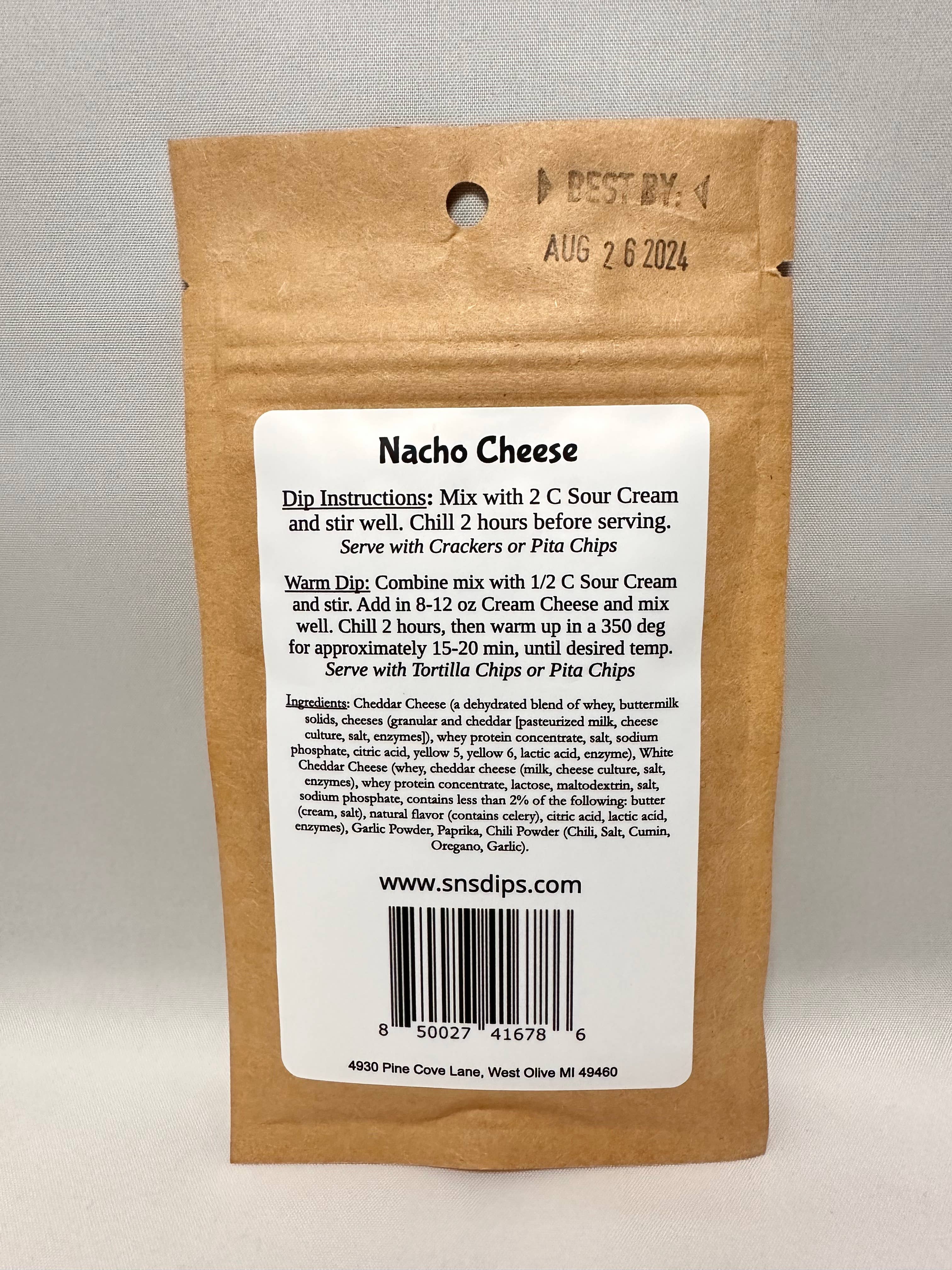 SnS Dips - Vente Sauces - Trempette au fromage Nacho1