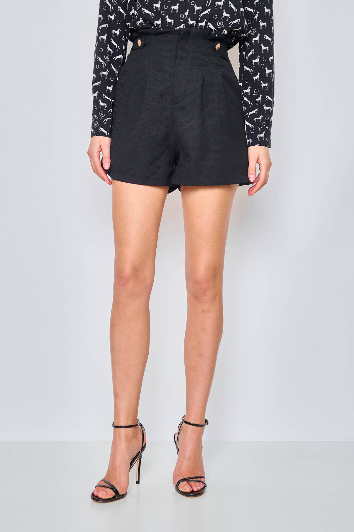 LOVIE & CO – wholesale Shorts – Dam – Shorts LUTEA uni med clips6