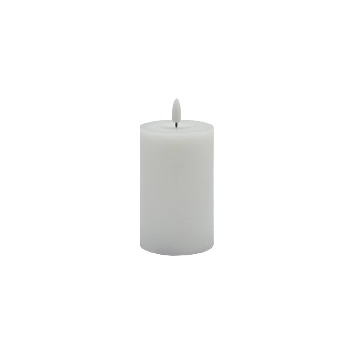 Small White Flameless Pillar Candle for wholesale on Faire3