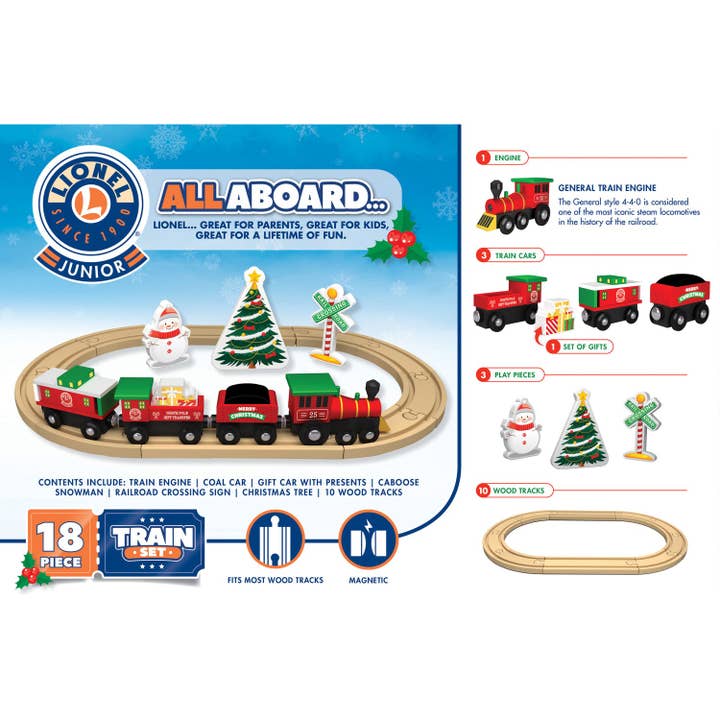 Masterpieces Puzzles - Wholesale Toy Set - Kids - Lionel - Deluxe Holiday Toy Train Set2
