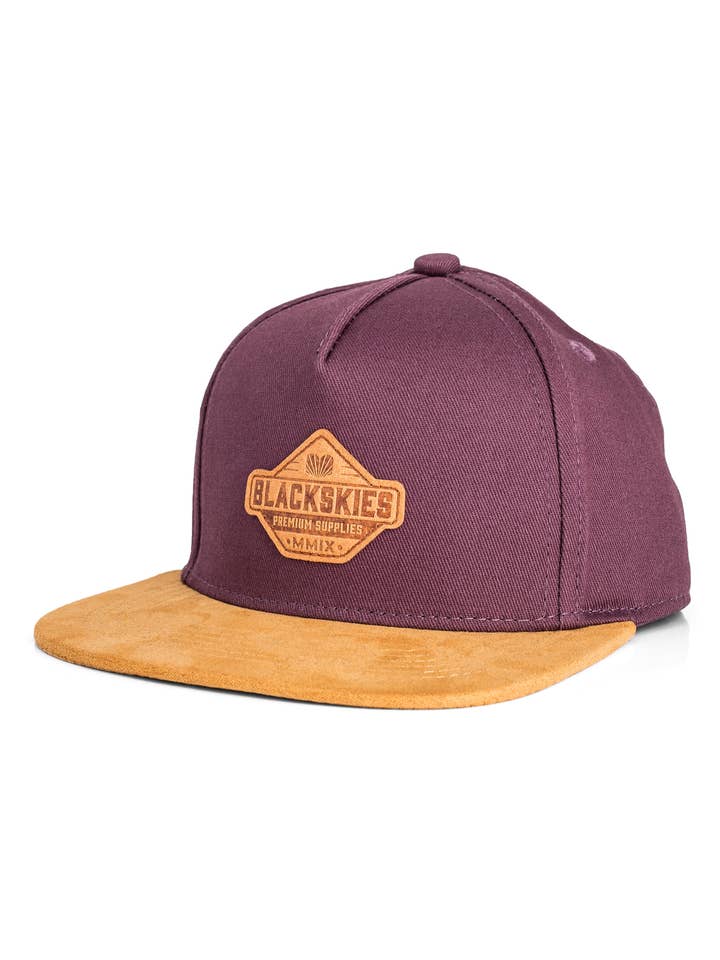 Casquette Snapback Essentials Enfant Raisin-Brun-Brun pour la vente par Blackskies