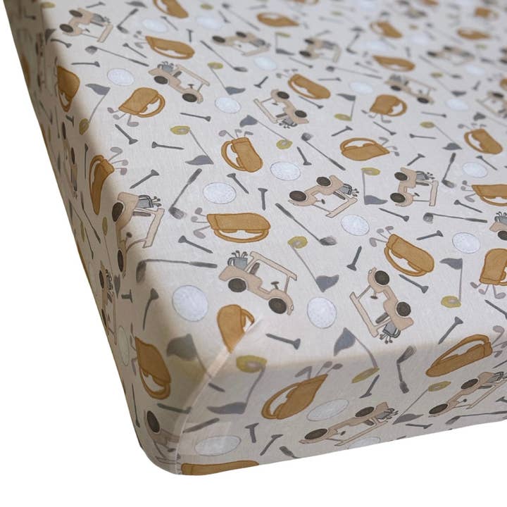 Let's Par Tee: Crib Sheet for wholesale by Scottie Belle