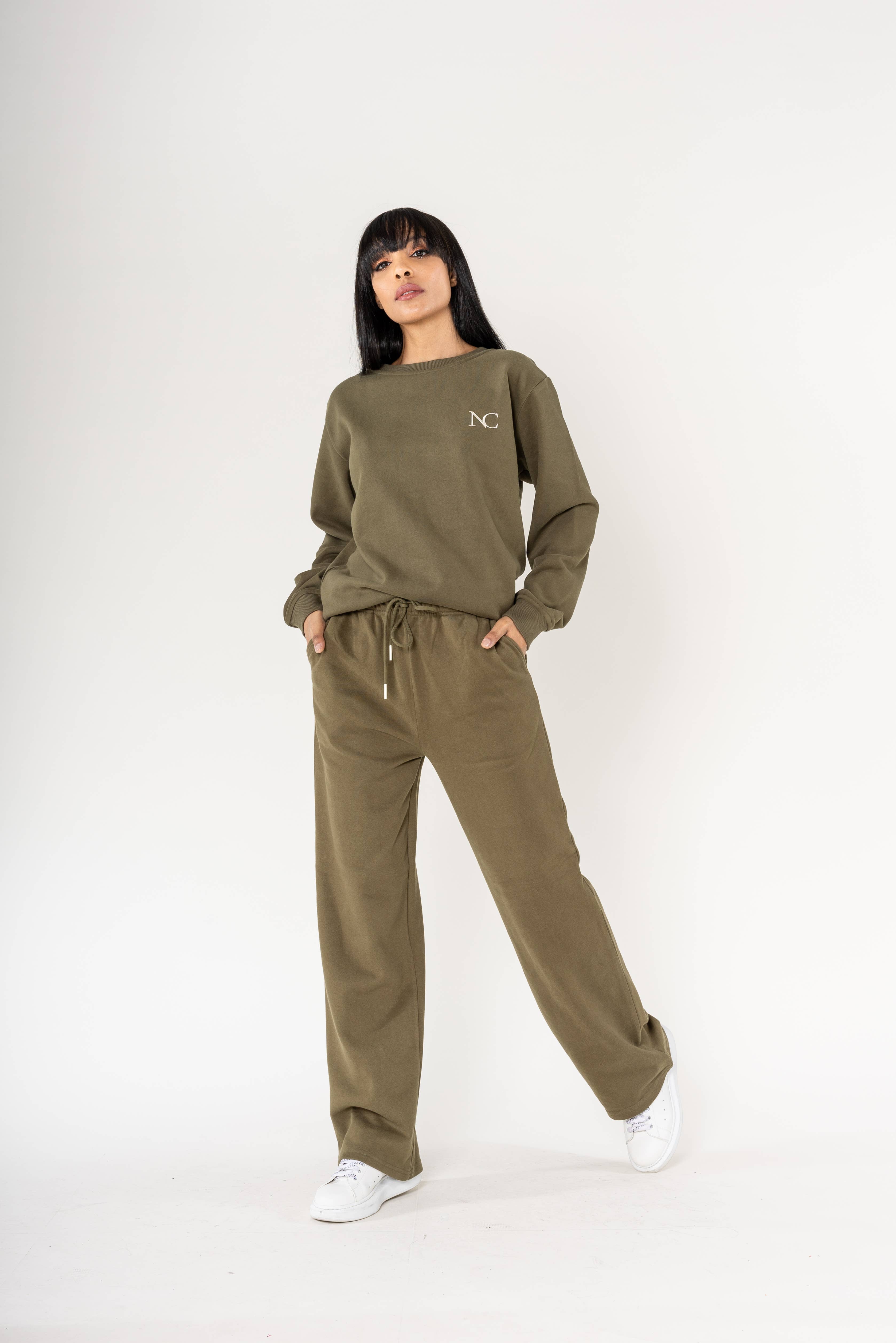 Nina Carter - Wholesale Lounge Sweatpants/Joggers - Women's - F023 loungewear sport flared fleece joggers22